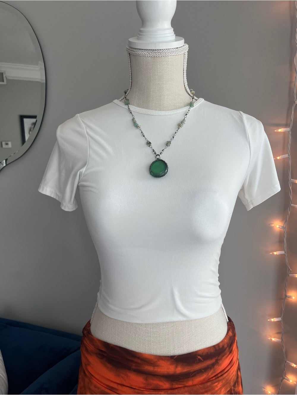 Jova Love white baby tee